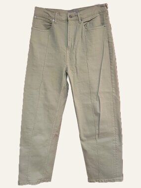 Everlane The Way High Straight Leg Jasmine Green Tea Denim Jeans Size 30 Regular